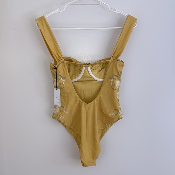 We Wore What Vintage Danielle 1 Piece Swimsuit NWT - Picture 3 of 7